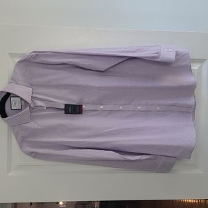 Charles Tyrwhitt Extra Slim Fit Non Iron Dress Shirt Size 17.5 - 35